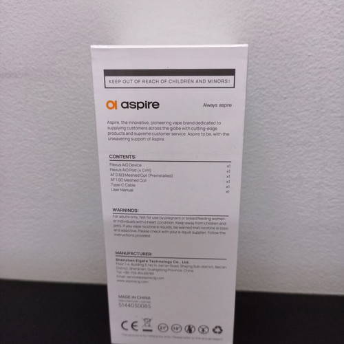 Aspire Flexus AIO Kit new, red