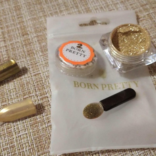 Born Pretty No - 2 Mirror Effect Nail Powder for Manicure and Pedicure New