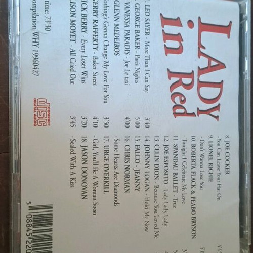 Lady In Red CD like new