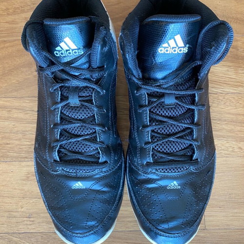 Adidas Basketball Shoes Like New, Black with White Details, Size 44