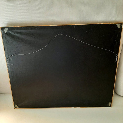 Painting used with artist signature and vintage frame 55×45