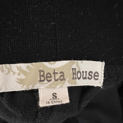 Velour tracksuit used small black Beta House