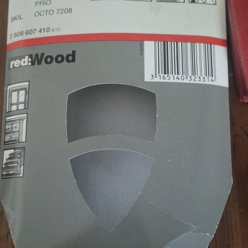 Machine sandpaper new, 8 square and 9 corner pieces