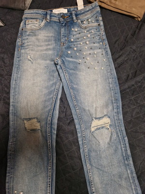Zara jeans like new, blue, sizes XXS and XS
