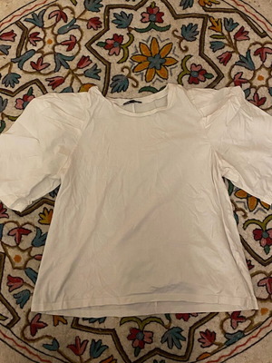 White Zara blouse like new, size M 38 10