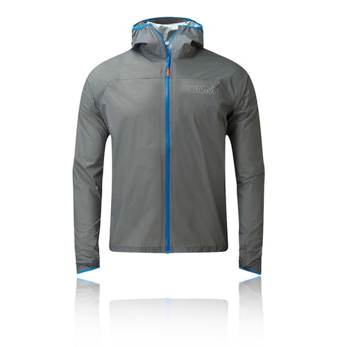 OMM Halo Waterproof Jacket, men's size M, grey