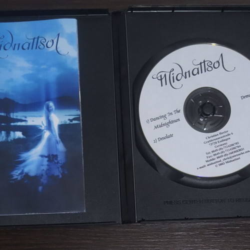 Midnattsol Demo CD used, 2004 promo CDr