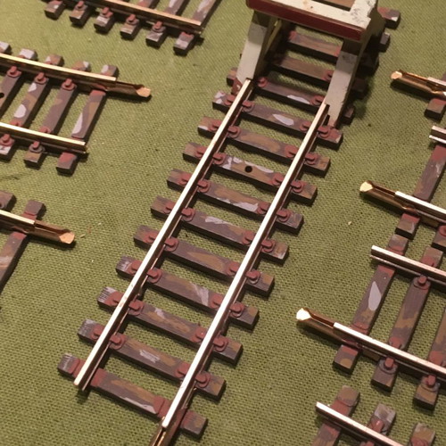 Jouef Model Train Tracks used, HO Scale 1/87, set of 14 pieces