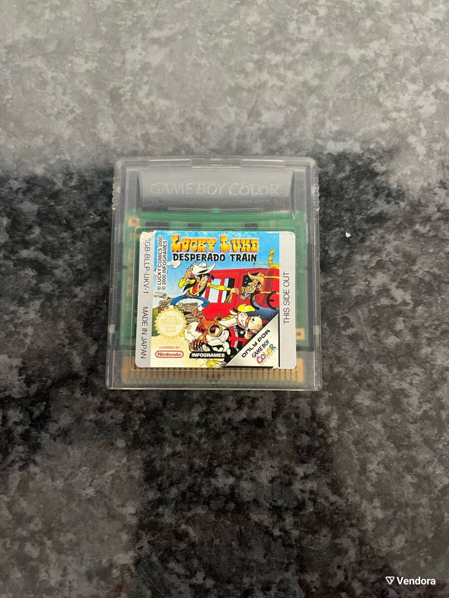 Jeu Game Boy Color : Lucky Luke - Le Train Des Desperados (France, 2023)