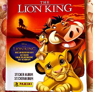 Άλμπουμ Panini The Lion King 2019! Γερμανική έκδοση! Λείπουν 59 από τα 192 αυτοκόλλητα!