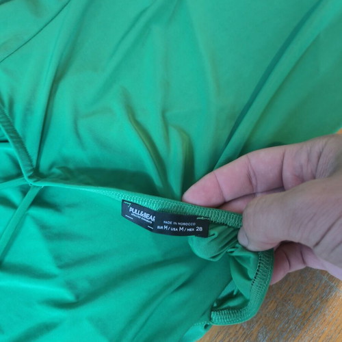 Pull & Bear summer dress, green, size M