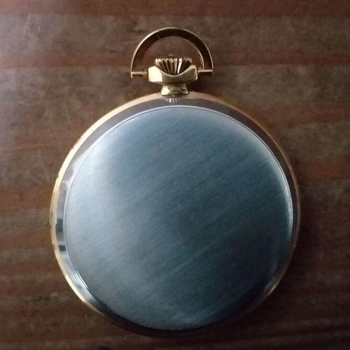 Avia pocket watch like new, Swiss, gold-colored