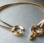 BSB gold elastic waist belt like new, size 70 cm
