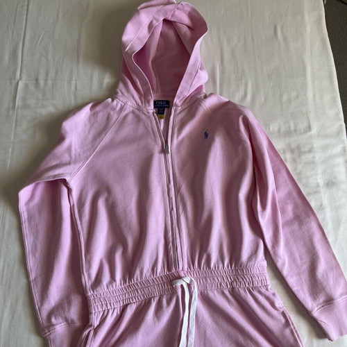 Polo Ralph Lauren girls' pink jumpsuit
