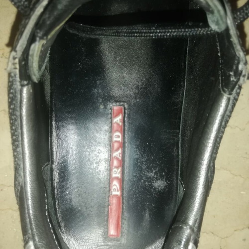 Prada America's Cup men's shoes used, size 43, black