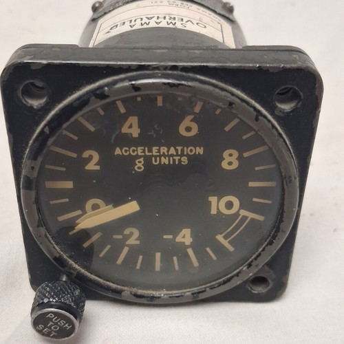 USAF Bendix B-6 G-Meter used aircraft accelerometer 1950s