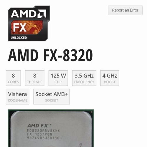 Motherboard with processor and memory like new