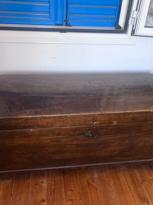 Antique wooden chest