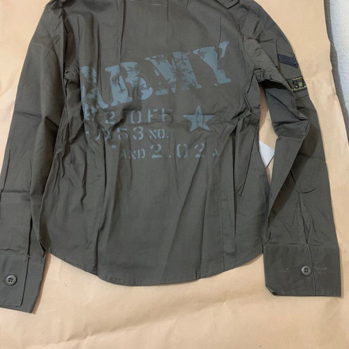 Children's Army Style Shirt new, multicolor green