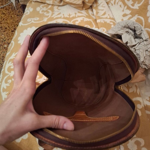 Louis Vuitton Ellipse Backpack used, medium size, beige and brown