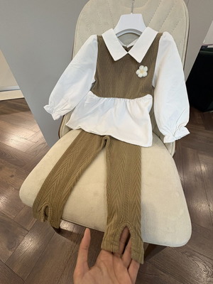 Girls' set new, shirt and pants for 2-3 years old