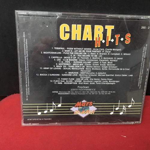 Chart Hits Mars CD used, pop