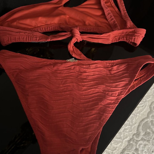 Med bikini used, coral red, size L