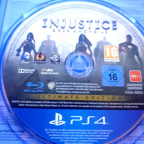 Injustice: Gods Among Us Ultimate Edition for PS4 like new