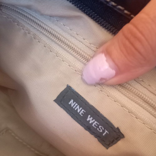 Nine West shoulder bag black used with interior marks