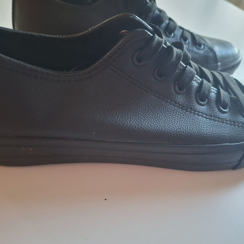 Primark Black Sneakers New, Size 41, Artificial Leather
