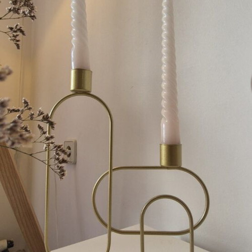 Metal candle holder like new