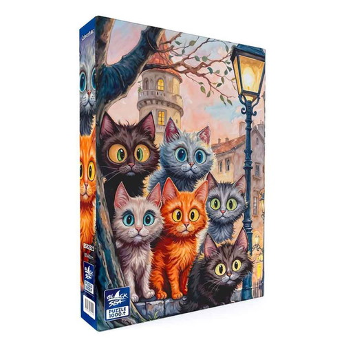 Black Sea Puzzle Cat Adventure 1000 Pieces New