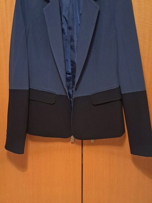 Two-tone jacket like new, slim fit, size L