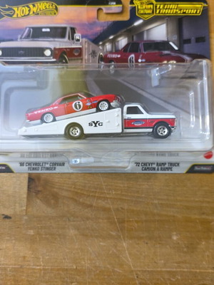 Hot Wheels Premium Team Transport '66 Chevrolet Corvair Yenko Stinger new