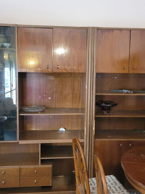 Βιτρίνα σαλονιού μεταχειρισμένη, σύνθετο 3.07x2.15 μ.