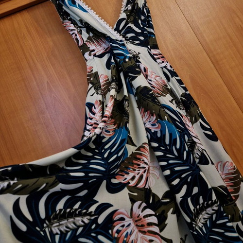 Maxi dress Shine2gether new, size S-M, multicolor with green