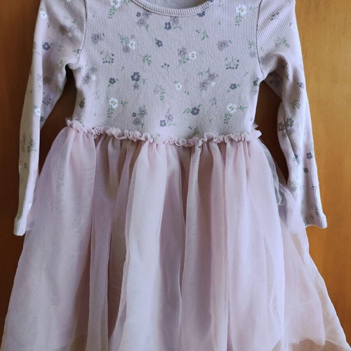 Floral dress Sinsay 104 cm like new, purple