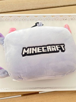 Minecraft Axolotl 2-in-1 Travel Set New (Plush Pillow & Sleep Mask)