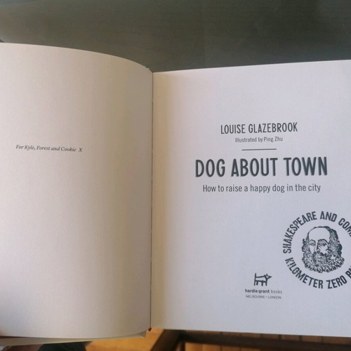 Dog About Town book new with extra Greek dog breeds guide