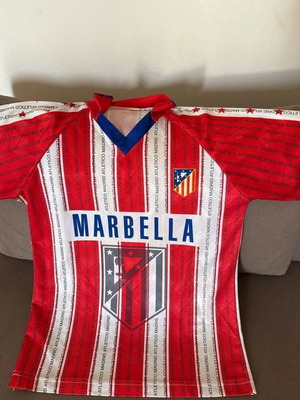 Retro Copy Atletico Madrid Jersey Early 90s, like new