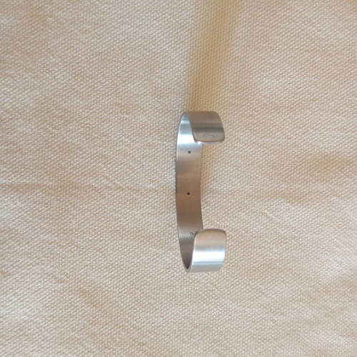Steel bracelet like new with satin finish and stones