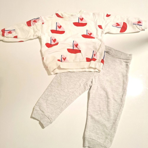 Zara and Sinsay baby girl clothing set used, size 9–12 months
