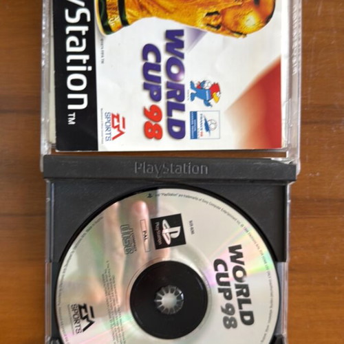World Cup 98 PlayStation 1 game used with manual