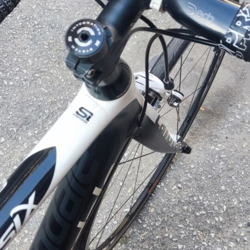 Cannondale Supersix Road Bike used, carbon frame, SRAM 10-speed, size 54