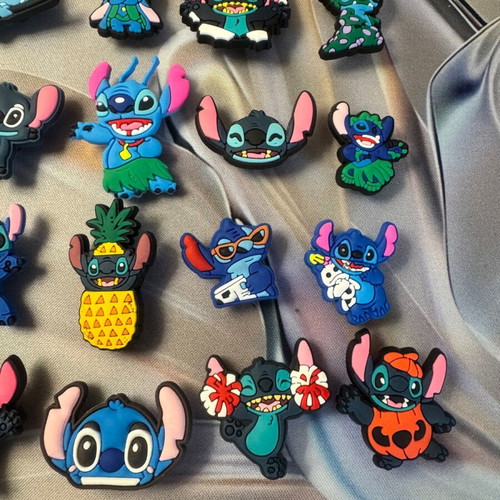 Stitch charms for crocs, pack of 20, like new, multicolor