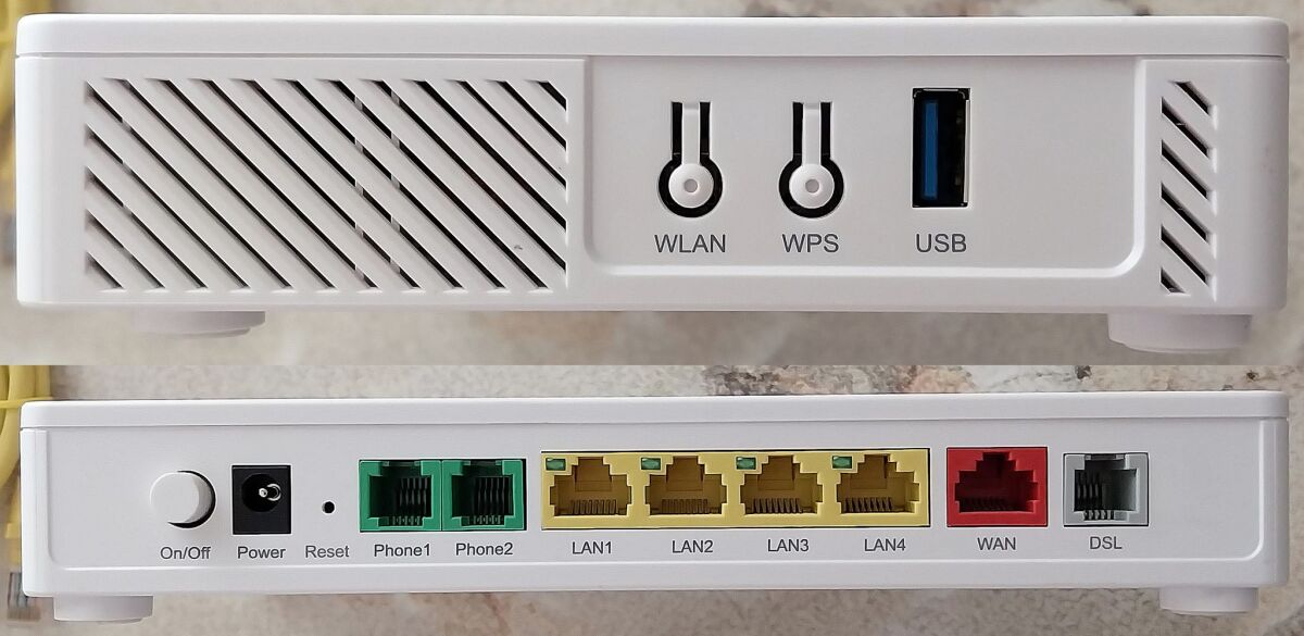 ZTE ZXHN H267A router used with dual… - € 18,00 - Vendora.cy