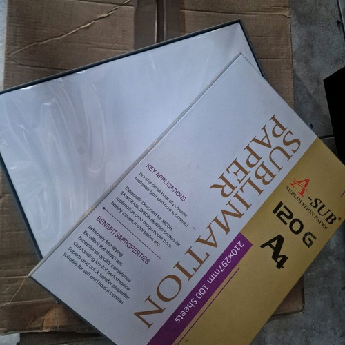 A-SUB sublimation paper new, 100 sheets, 210 x 297 mm