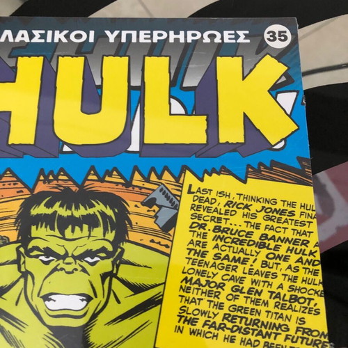 Classic Superheroes 35 Hulk 3 new sealed, the great Marvel epic