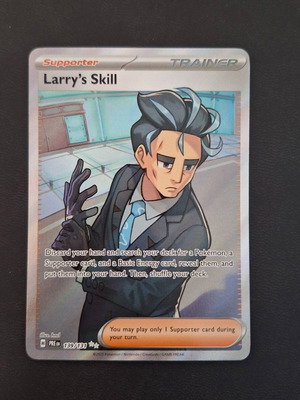Κάρτα Larry's Skill Prismatic Evolutions full art καινούργια