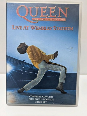 Queen Live at Wembley Stadium 2-DVD set like new, rock